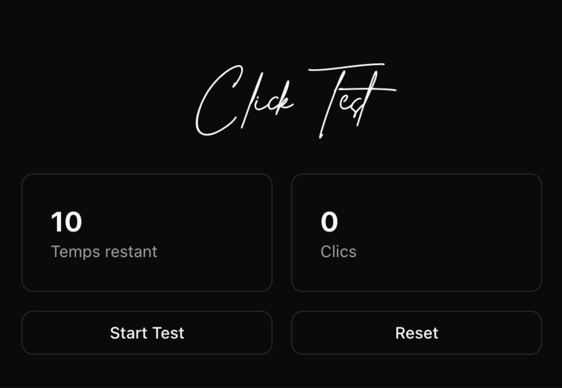 Click Test